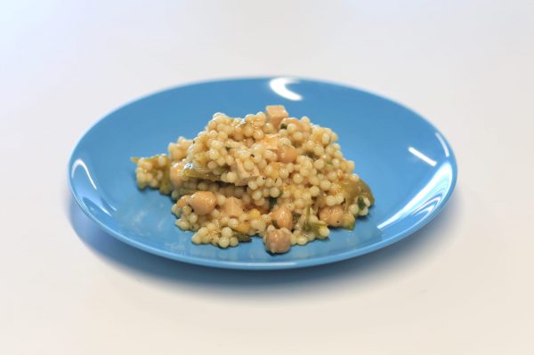Prato Vegetariano - Cuscus de Tofu com Vegetais