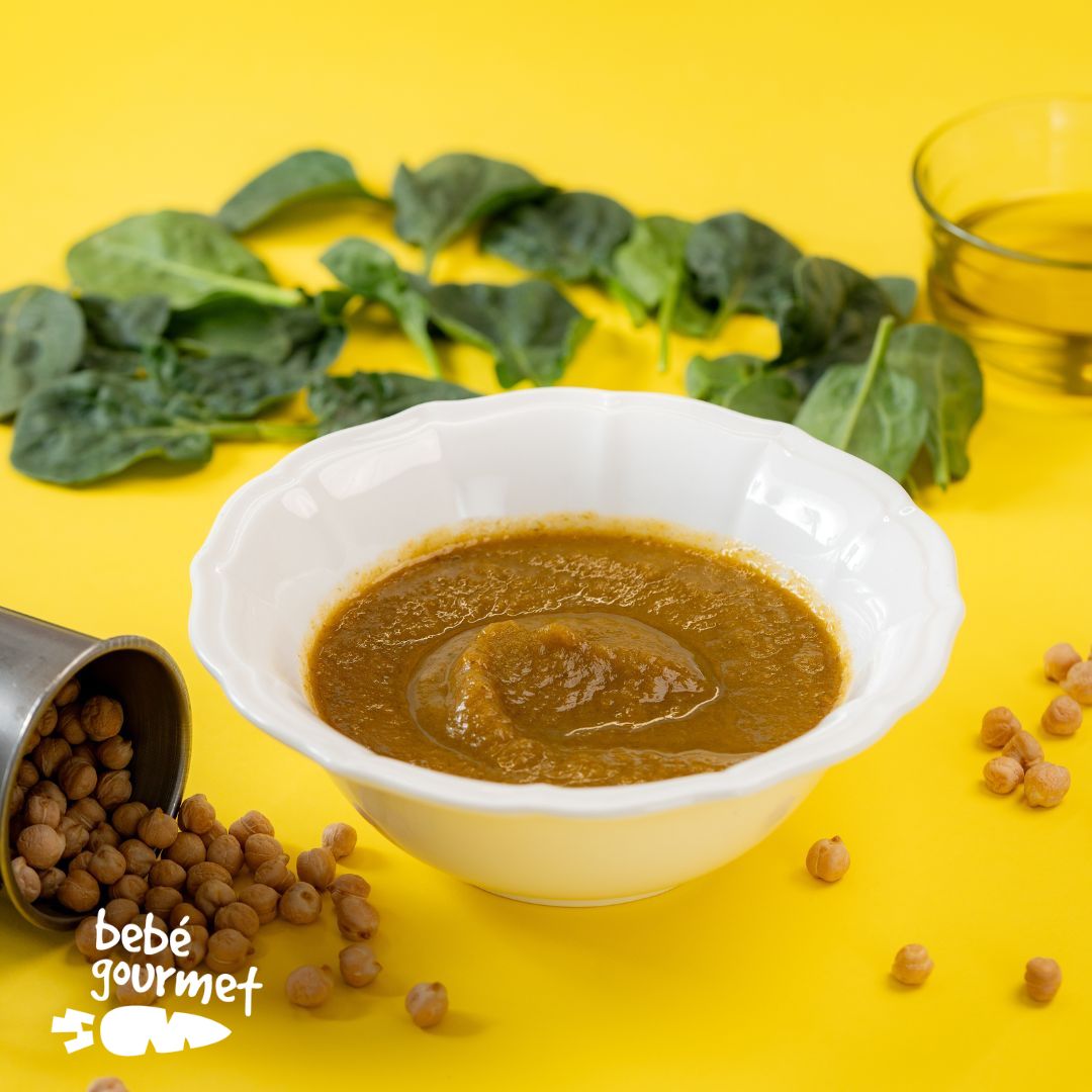 Sopa de Espinafres e Grão (9+)